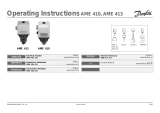 Danfoss AME 410,413 Instrukcja obsługi