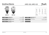 Danfoss AME 410/413 Instrukcja obsługi