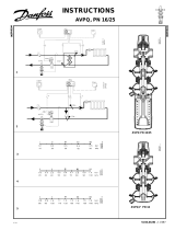 Danfoss AVPQ, PN 16/25 Instrukcja obsługi