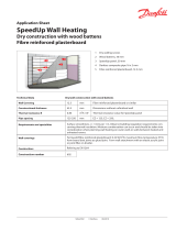 Danfoss SpeedUp Wall Heating - Dry construction instrukcja