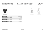 Danfoss AMV 310,330 Instrukcja obsługi