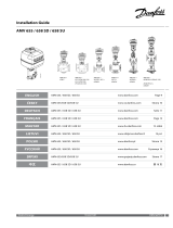 Danfoss AMV 655 / 658SD / 658SU Instrukcja obsługi