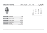 Danfoss AME 610/613 Instrukcja obsługi