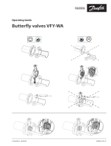 Danfoss Butterfly valves VFY-WA Instrukcja obsługi