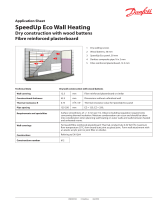 Danfoss SpeedUp Eco Wall Heating - Dry construction instrukcja