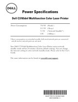 Dell C3765dnf Color Laser Printer Instrukcja obsługi