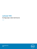 Dell Latitude 7310 Instrukcja obsługi