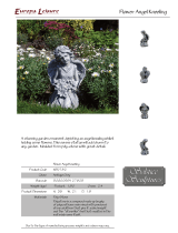 Solstice Sculptures Kneeling Flower Angel Garden Statue Instrukcja obsługi