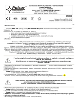 Pulsar AWO278 Instrukcja obsługi