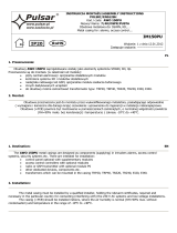 Pulsar AWO150PU Instrukcja obsługi