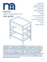 mothercare Balham Open Changing Unit instrukcja