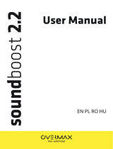 Overmax Soundboost 2.2 Instrukcja obsługi