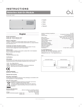 OJ Electronics WLM3-xAO Instrukcja obsługi