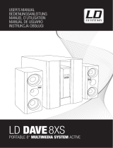 LD Sys­tems DAVE 8XS Instrukcja obsługi