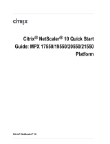 Citrix ADC MPX 5500 Skrócona instrukcja obsługi
