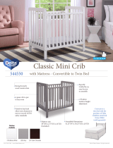 Delta ChildrenClassic Mini Crib