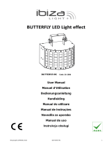 Ibiza Light & Sound BUTTERFLY-RC Instrukcja obsługi