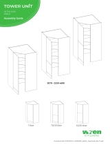 Wren Kitchens 2070 & 2250mm Walk-in Tower Unit Assembly Guide