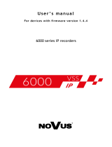 Novus NVR-6208P8-H1 Instrukcja obsługi