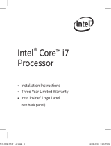 Intel BX80677I57600K Instrukcja obsługi