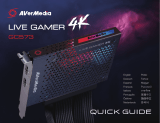 Avermedia Live Gamer 4K GC573 Skrócona instrukcja obsługi