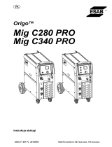 ESAB Origo Mig C340 PRO Instrukcja obsługi