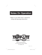 Tripp Lite BP480V Instrukcja obsługi