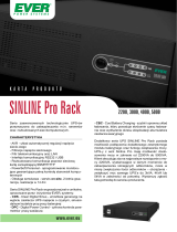 Ever Sinline Pro Rack 5000VA/3250W Instrukcja obsługi