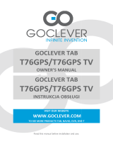 GOCLEVER TAB T76 GPS TV Instrukcja obsługi