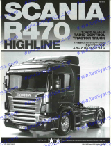 Tamiya Scania R470 Highline Instrukcja obsługi