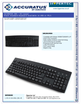 Hypertec KYBAC260-USBBLKSW Instrukcja obsługi