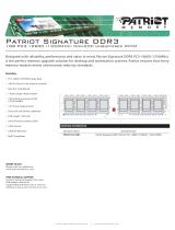 Patriot Memory PSD31G133381 Karta katalogowa