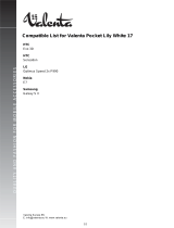 Valenta VPOCKETLILWH17 Karta katalogowa