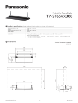 Panasonic TY-ST65VX300 Karta katalogowa