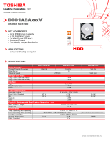 Toshiba DT01ABA200V Karta katalogowa
