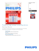 Philips LR03P4B/27 Karta katalogowa