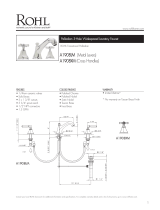 Rohl A1908LMPN-2 instrukcja