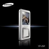 Samsung YP-Z5FAB/ELS Instrukcja obsługi