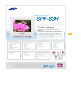 Samsung SPF-83H Instrukcja obsługi