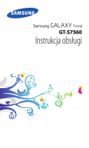 Samsung GT-S7560 Instrukcja obsługi