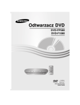 Samsung DVD-F1080 Instrukcja obsługi