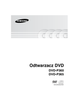 Samsung DVD-P365 Instrukcja obsługi