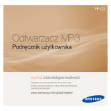 Samsung YP-Q1JAS Instrukcja obsługi