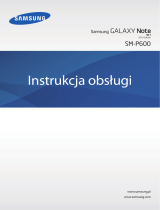 Samsung SM-P600 Instrukcja obsługi