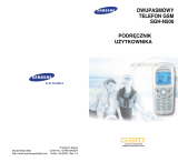 Samsung SGH-N500 Instrukcja obsługi