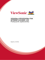 ViewSonic VG2439m-LED instrukcja