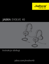 Jabra Evolve 40 UC Stereo USB-C Instrukcja obsługi