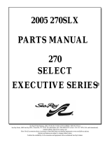 Sea Ray 2005 270SLX Parts Manual