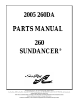 Sea Ray 2005 260DA Parts Manual