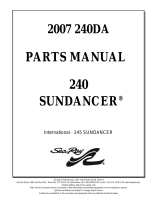 Sea Ray 2007 240DA Parts Manual